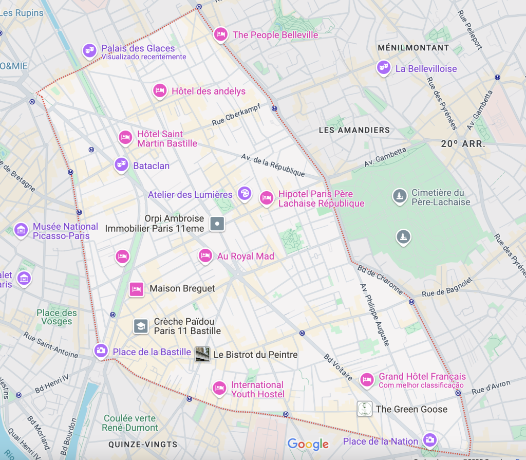hospedagem Paris 11 arrondissement
